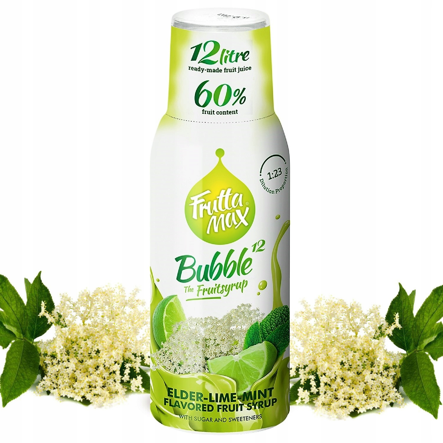 Syrop do saturatora Soda FruttaMax LIMONKA MIĘTA BEZ 500 ml Marka Fruttamax