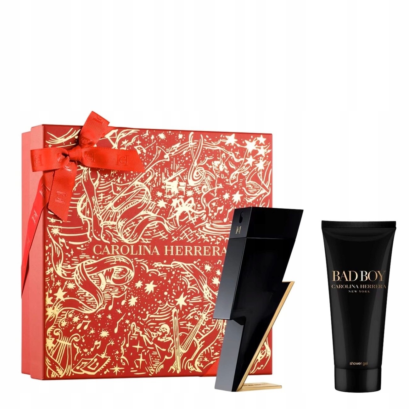 Carolina Herrera Bad Boy Pánský set: Toaletní voda 100 ml Gel pod