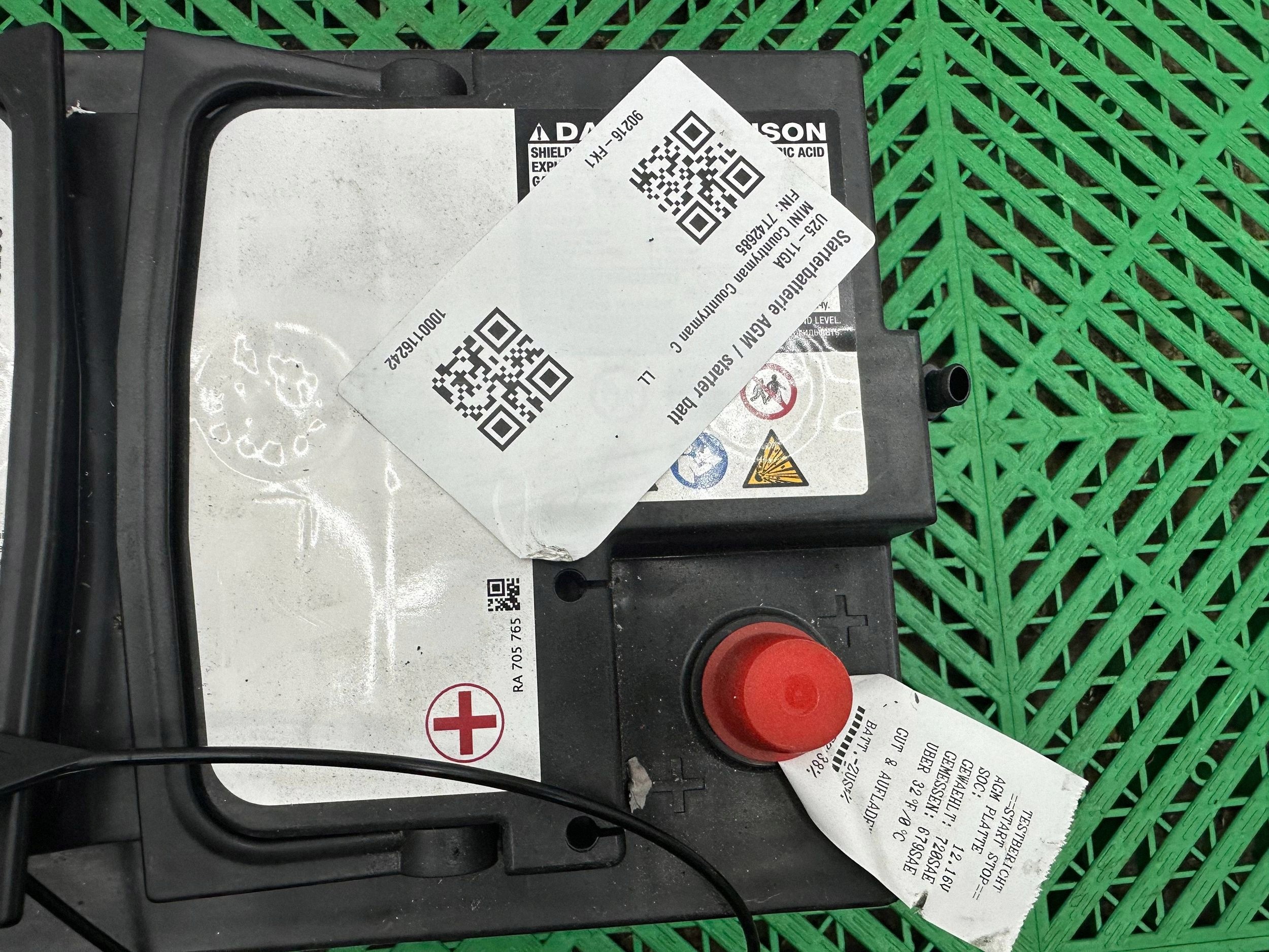 AKUMULATOR Original AGM 12V 70Ah 720A BMW MINI