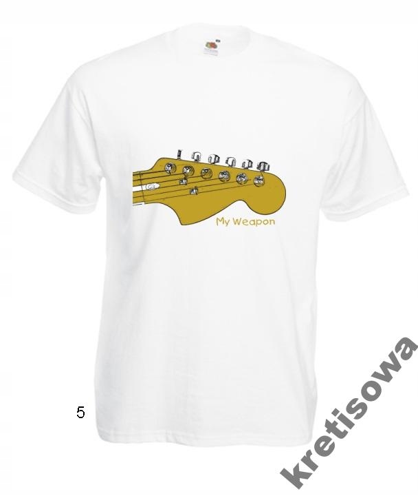 

Kolorowe Koszulki Gitara Gitarzysta Rock Wzory