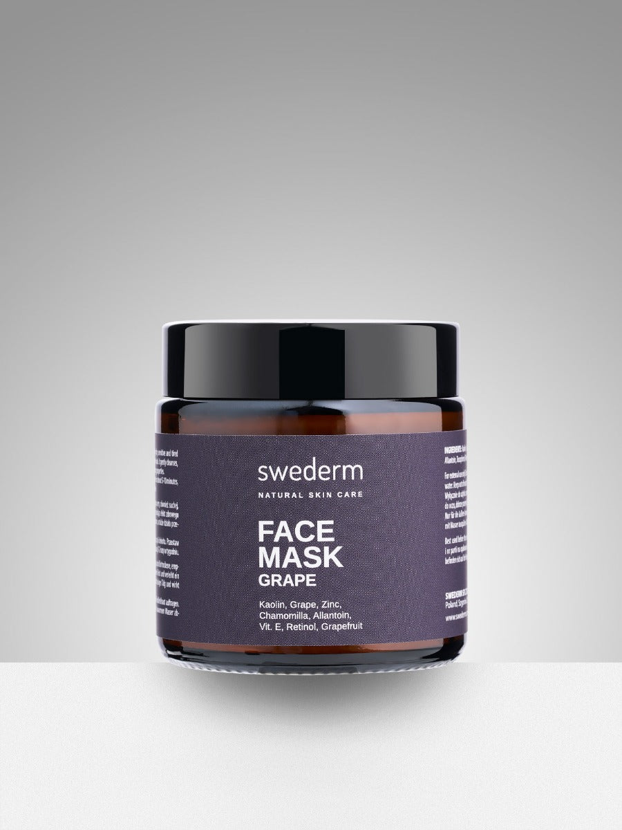 Maska do twarzy rewitalizująca Swedern Face Mask Grape 100 ml