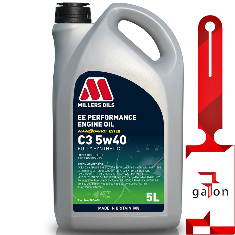

Millers Ee Longlife 5W40 5L Nanodrive