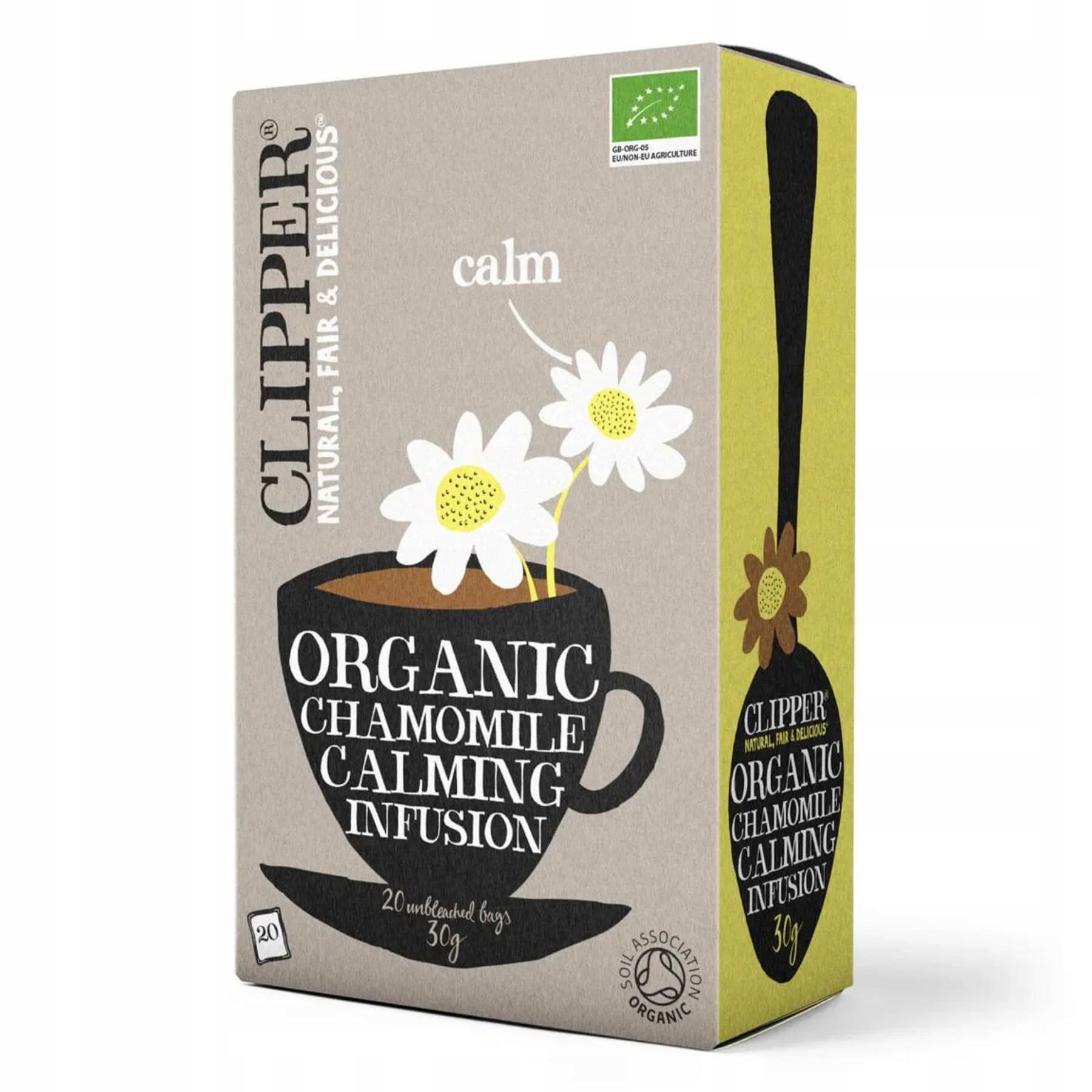 Levně Heřmánkový Čaj (calm) Bio (20 x 1,5 g) 30 g Clipper