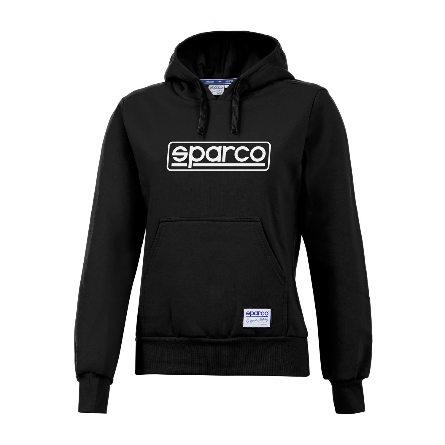 Mikina s kapucí Frame Sparco, černá