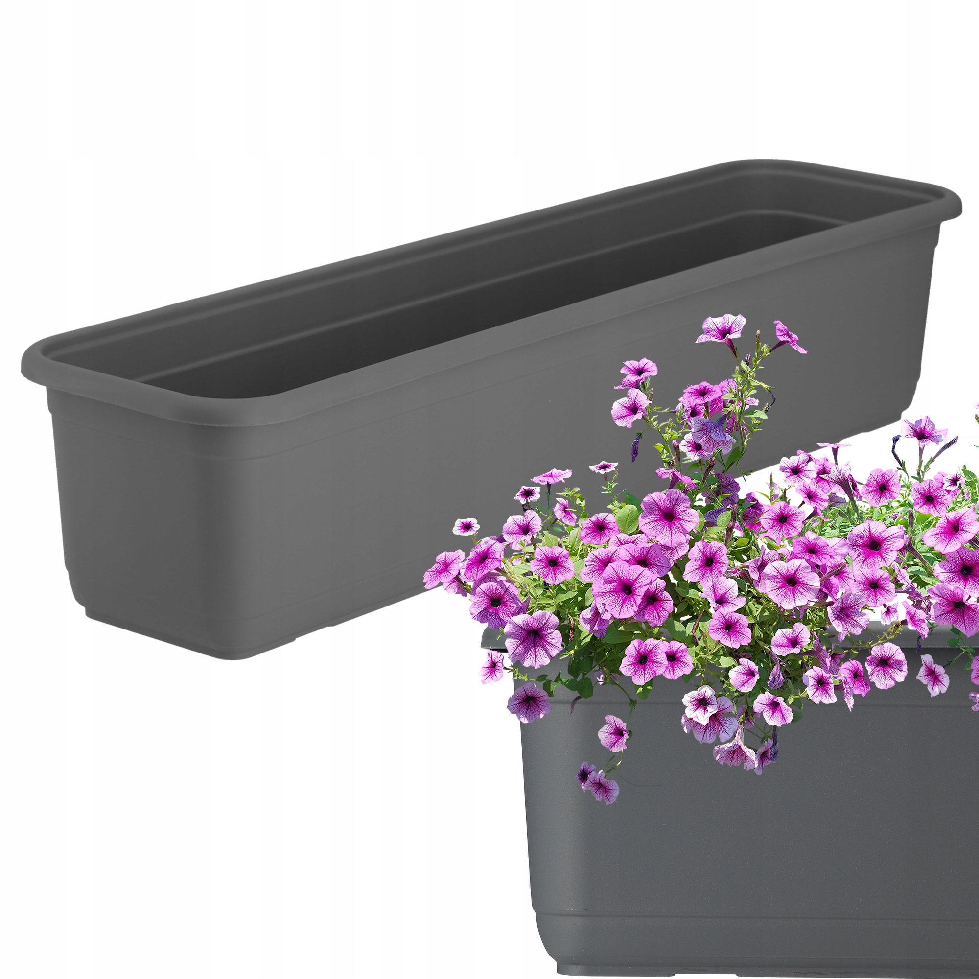 SKRZYNKA BALKONOWA 60cm DONICZKA NA KWIATY