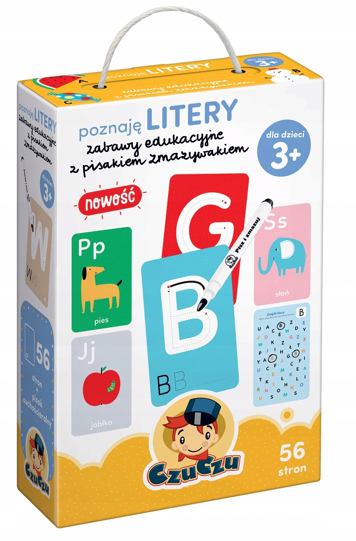 

CzuCzu Poznaję Litery Zabawy Edukacyjne z Pisakiem