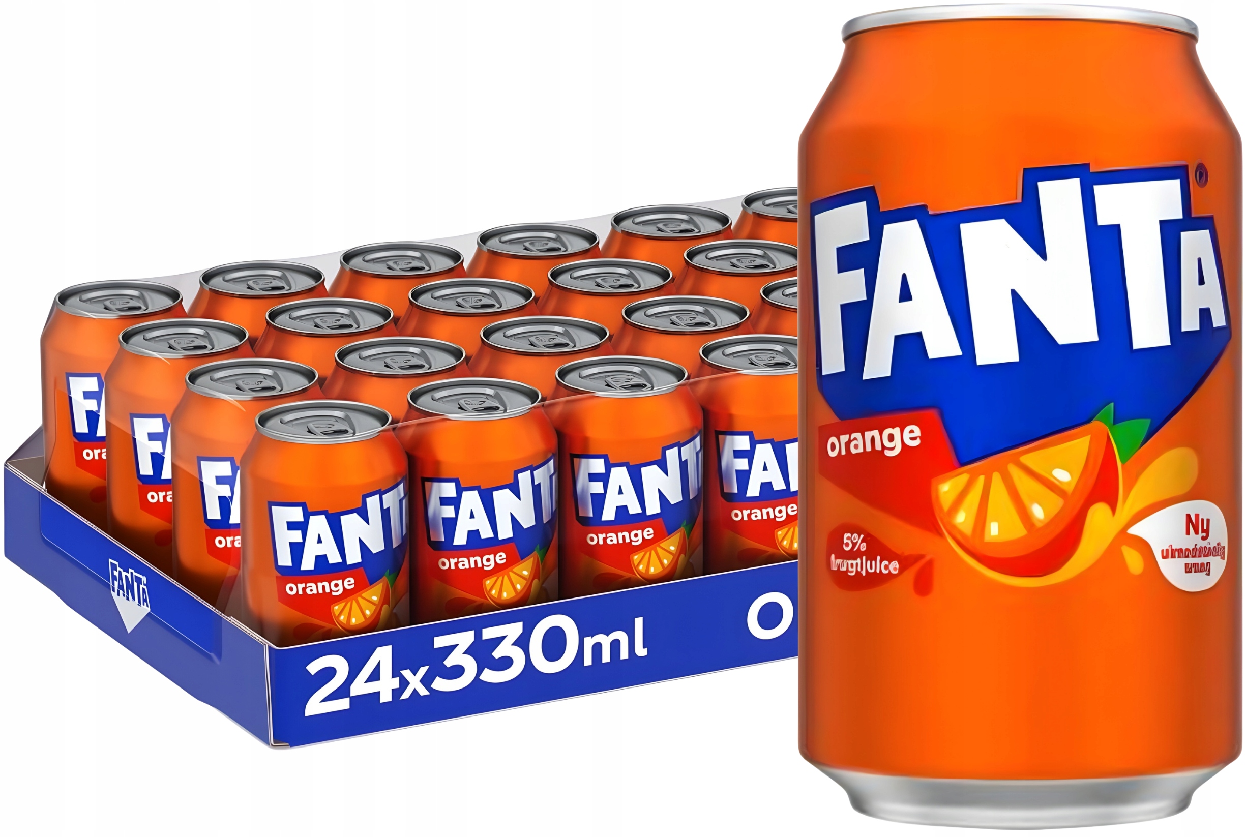 Levně Fanta pomeranč De 24×330ml
