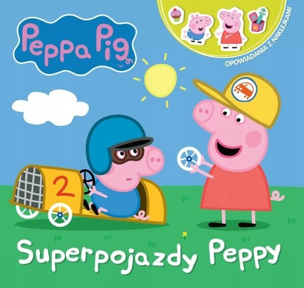 

Świnka Peppa Pig Opowiadania z naklejkami Superpoj
