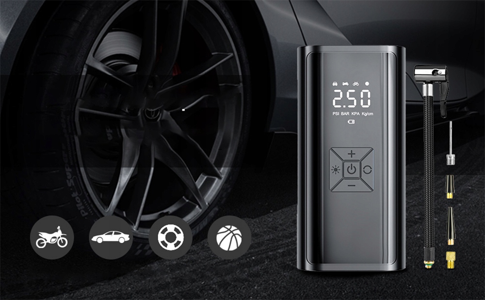 ELEKTRYCZNA POMPKA POWIETRZA Z LCD I ŚWIATŁEM LED Kod producenta ELEKTRYCZNA POMPKA