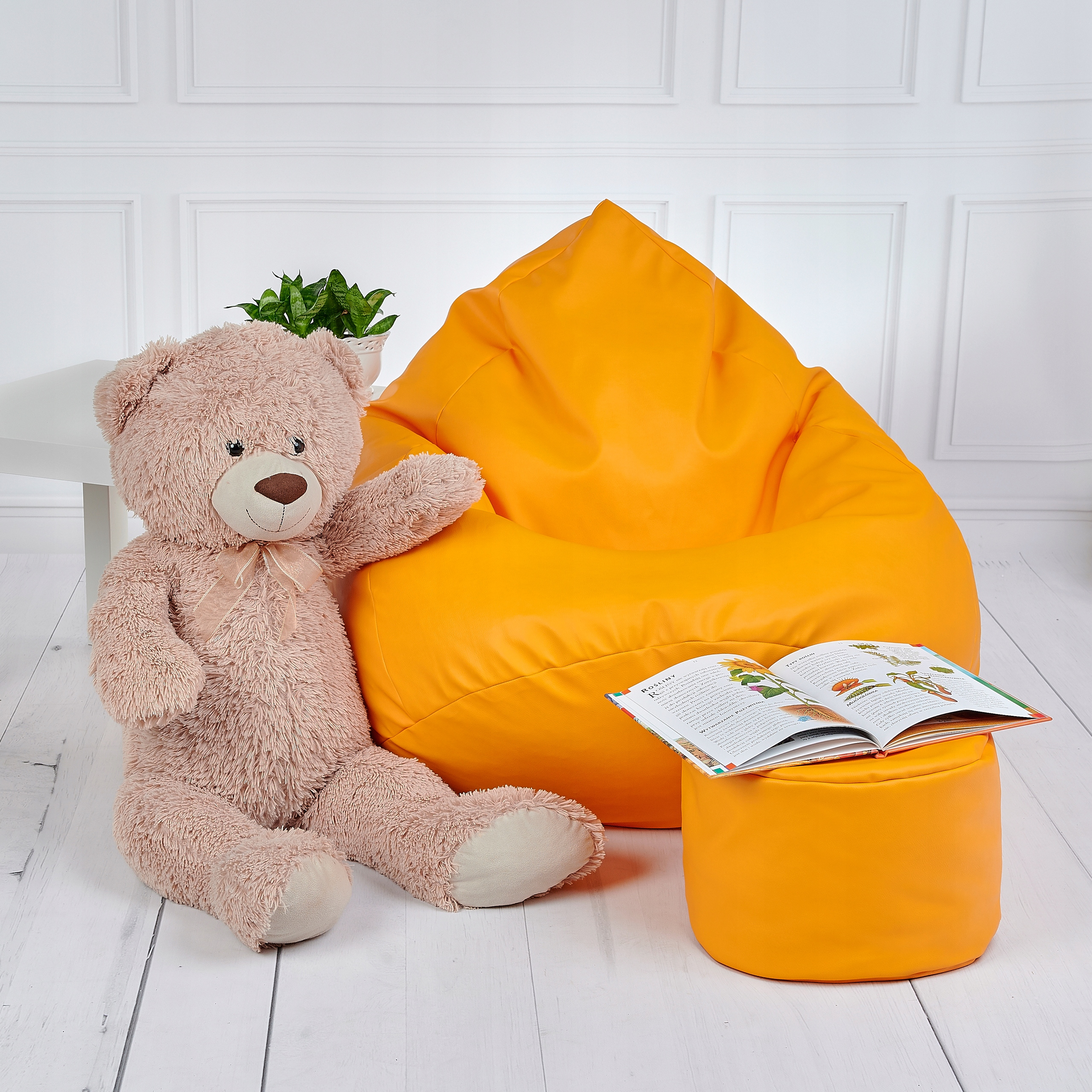 PUFA WOREK SAKO XXXL + GRATIS | MEGA FOTEL PUFY Wysokość mebla 110 cm