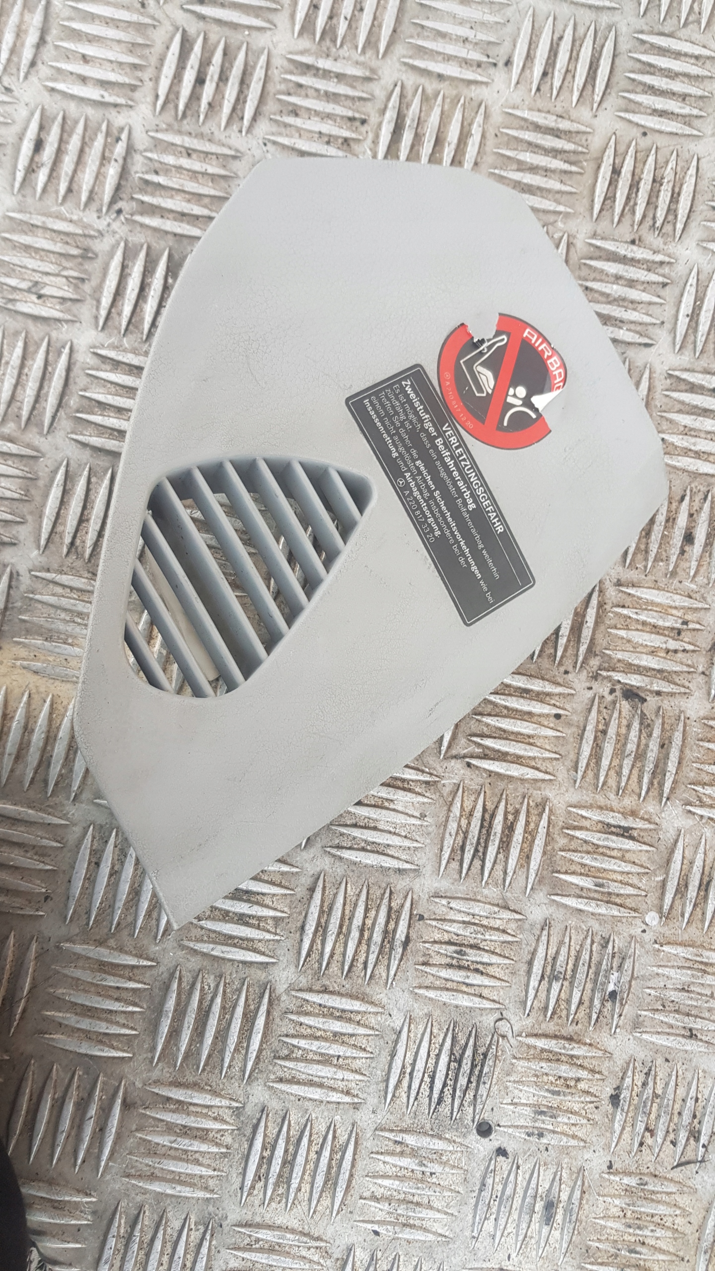 MERCEDES W220 cover of the dashboard left right side
