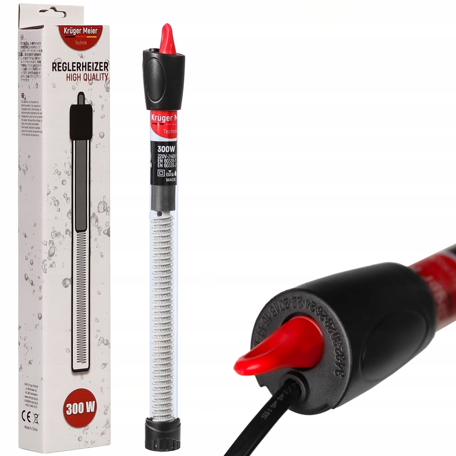 

Grzałka Z Termostatem 300W Do Akwarium 250-450L