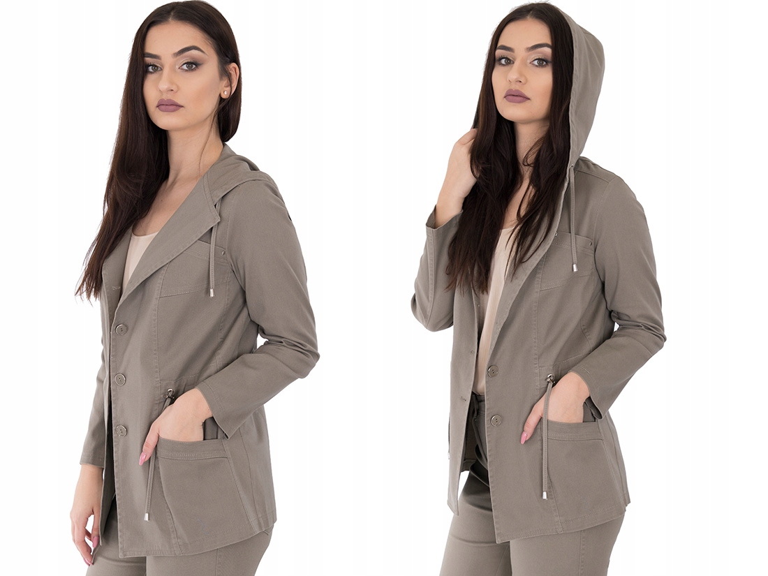 

Kurtka parka Bawełna kaptur Kolory (38-52) r.46
