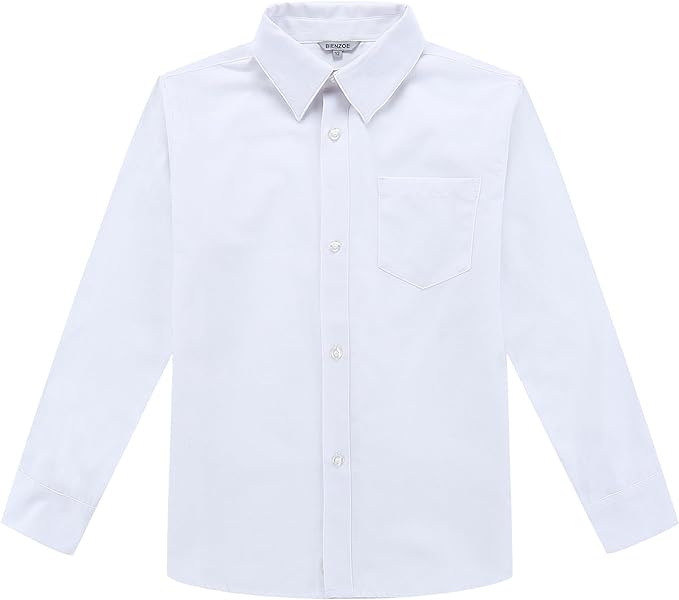 ZESTAW 2x KOSZULA CHŁOPIĘCA BIAŁA DŁUGI RĘKAW – 2 pak ROZMIAR 140 Marka bez marki