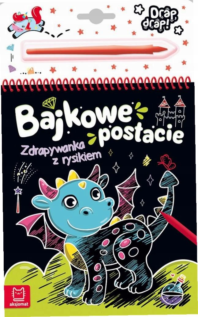 Bajkowe postacie. Zdrapywanka z rysikiem-Zdjęcie-0