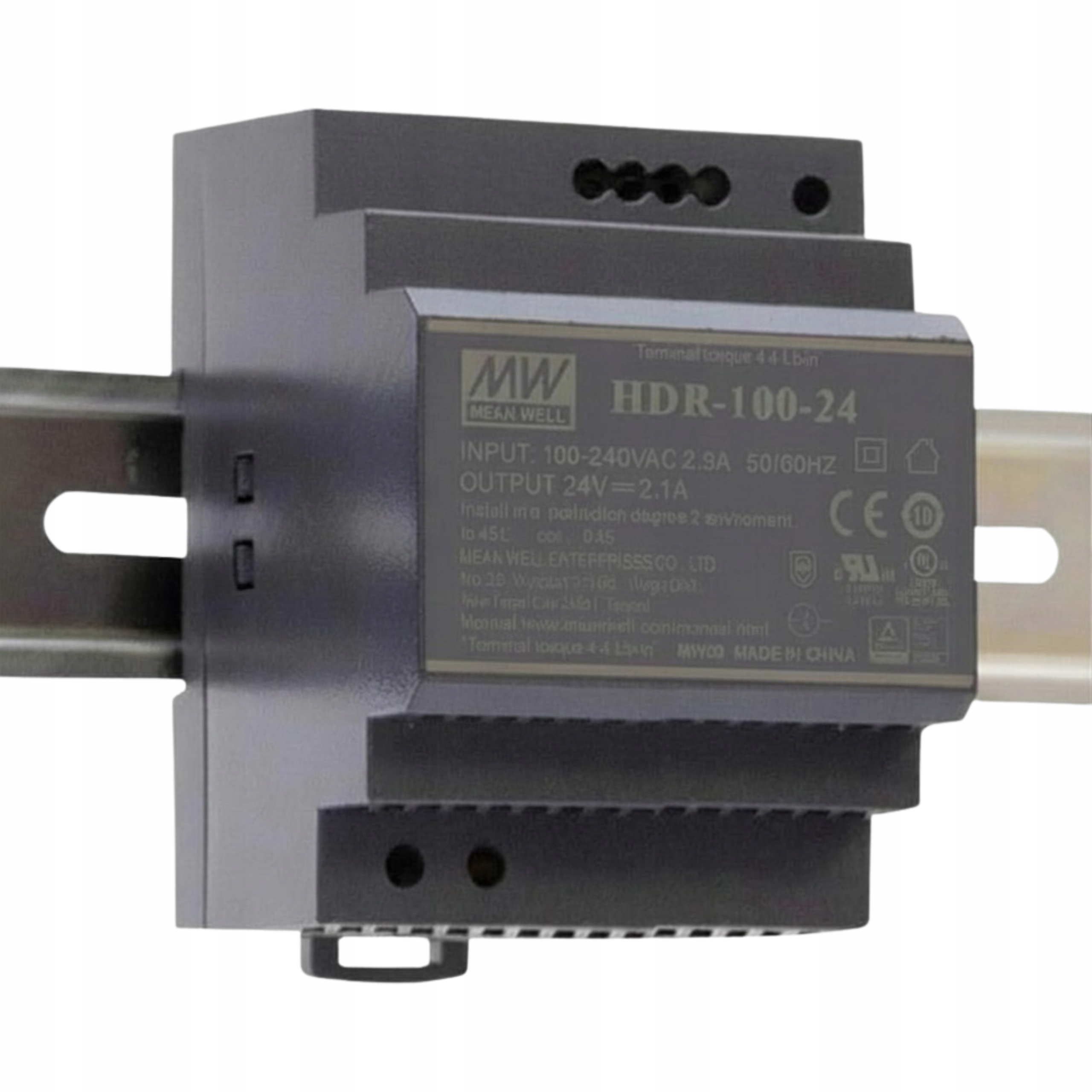 Zasilacz na Szynę Th Din MeanWell 92W 24V HDR-100-24