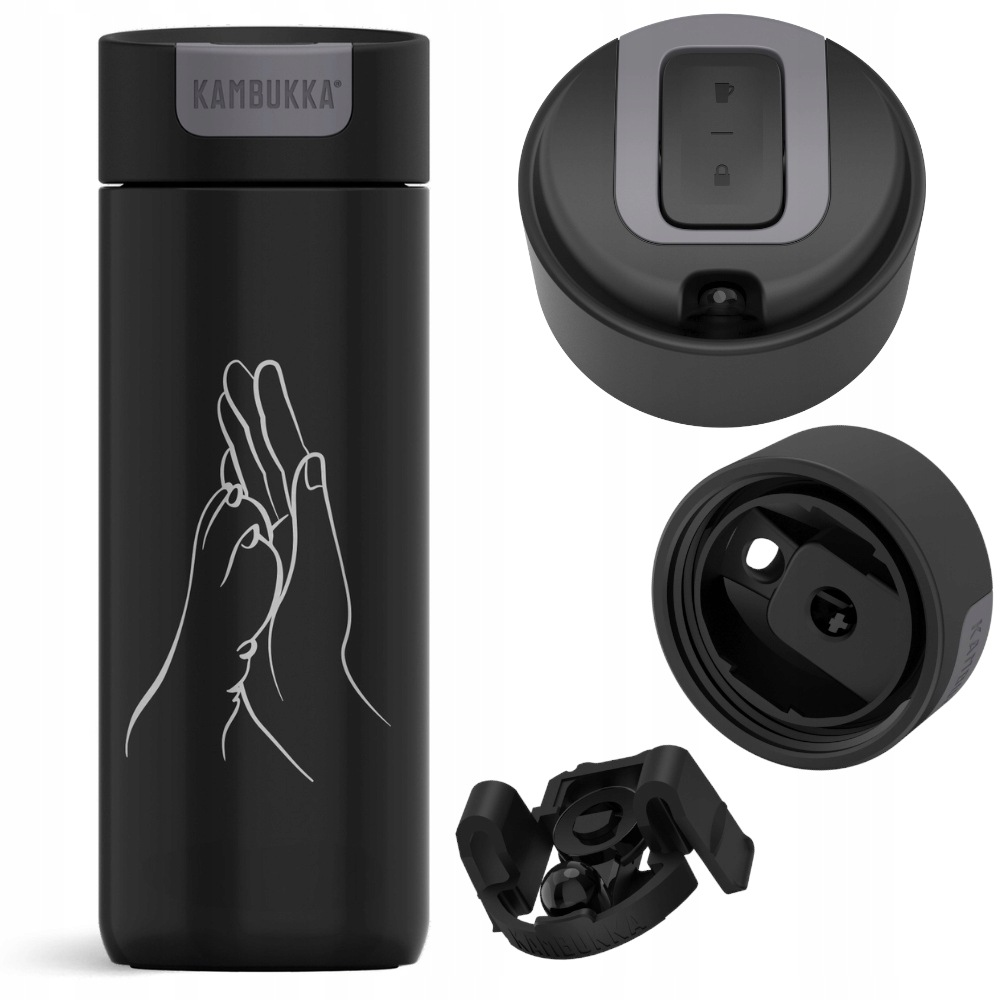 Termohrnek 500 ml na čaj Kambukka Olympus Friends Forever Black