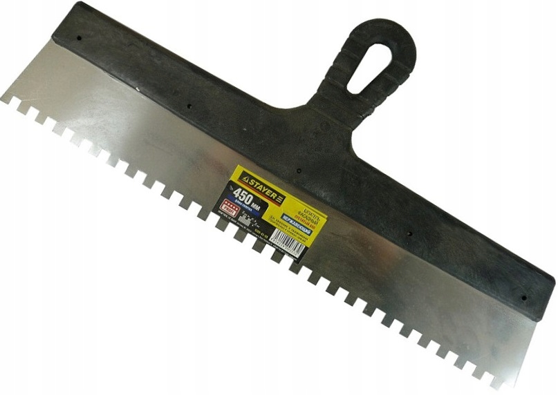 

Szpachelka Szpachla Paca Ząbkowana 450mm Ząb 8mm