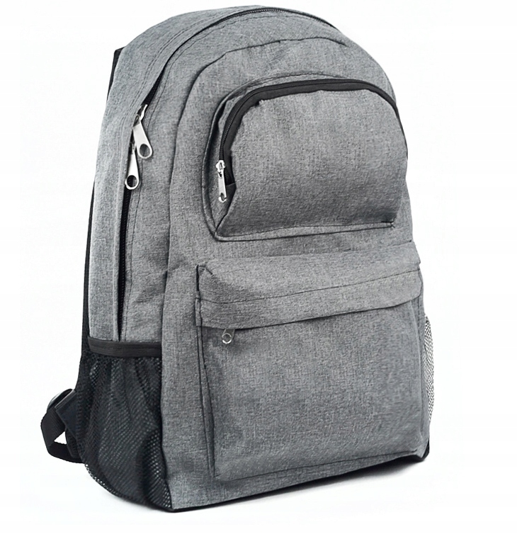 

Plecak Męski Damski Szkolny Na Laptopa Siwy A4 Pl