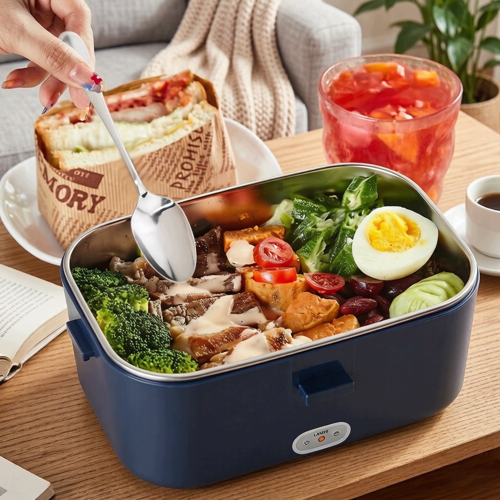 Elektrický Vyhřívaný Obědový Box, Přenosná Nádoba Na Jídlo, Oběd, 1.8 L