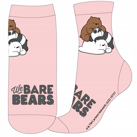 

Skarpetki Dziewczęce Misie Bare Bears 31-34
