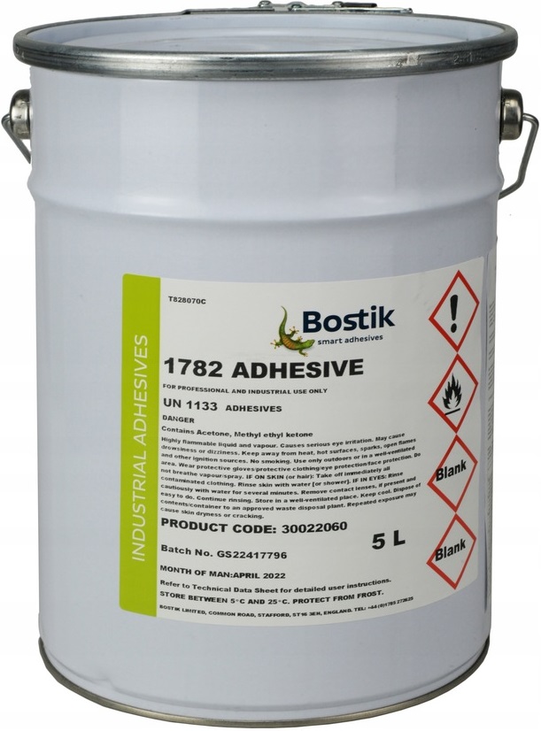 Klej do membran Pcw dachów Bostik 1782 Contact Adhesive przezroczysty 5L