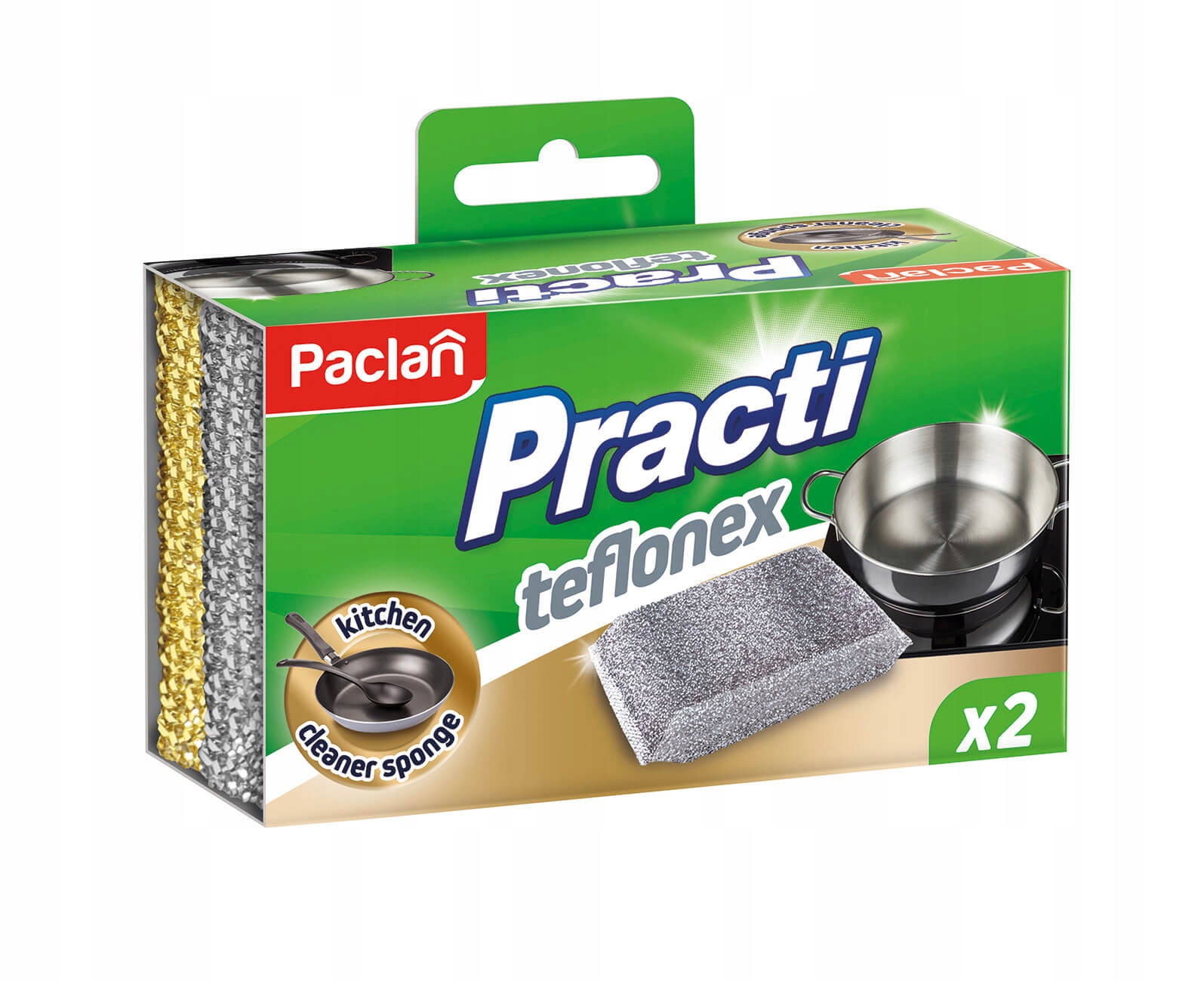 Levně 9X Kuchyňské myčky houbičky na mytí nádobí teflonu x 2