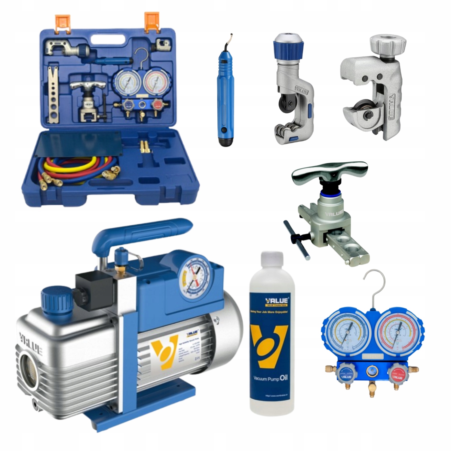 Sada Value Vákuová Pumpa V-I220-R32 Nástroje VTB-5B-II