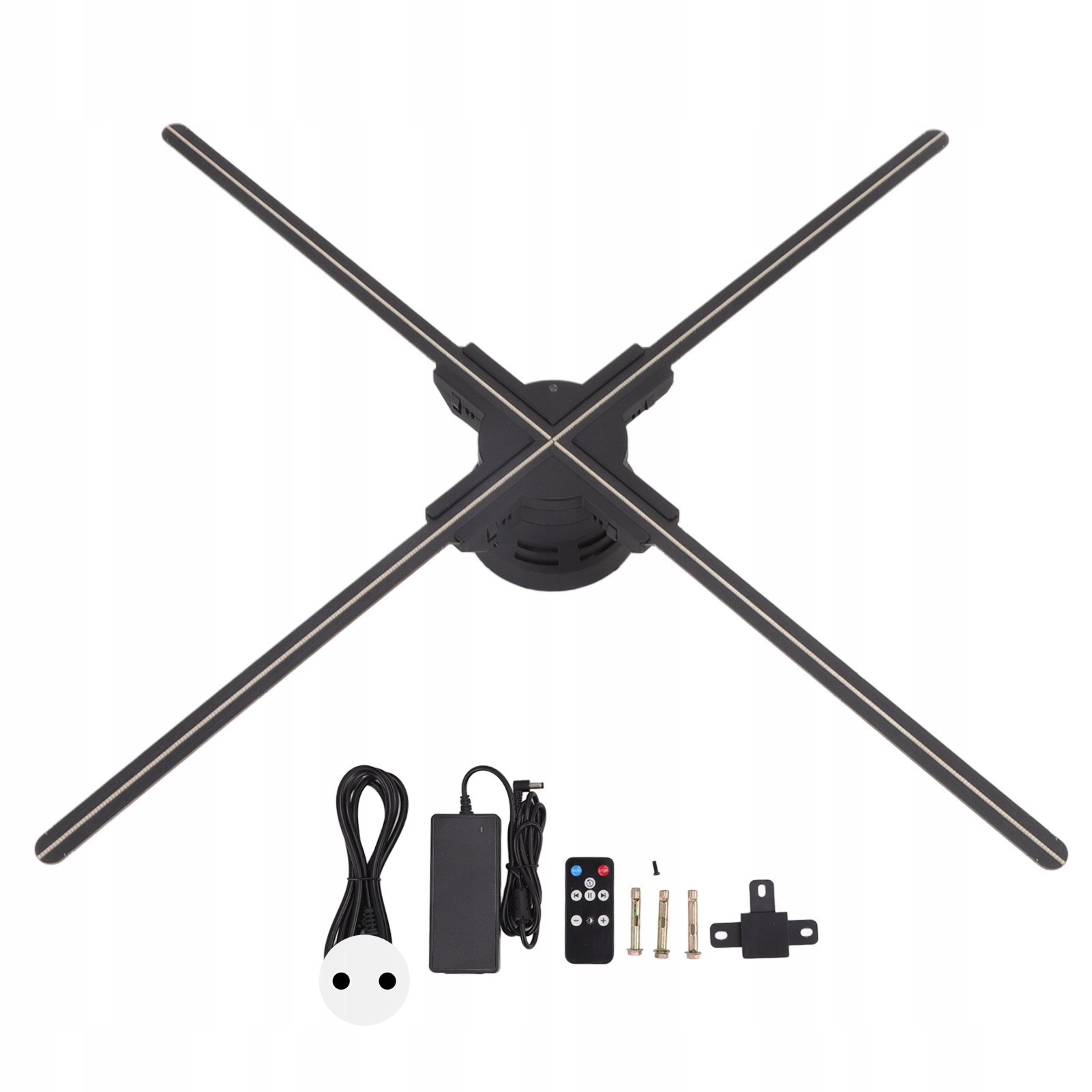 3D Hologram Projector 1184 Led Wifi Reklamní Displej S Dálkovým Ovládáním