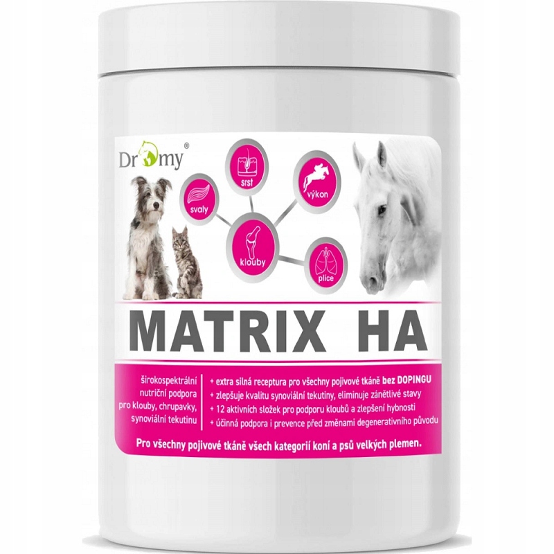 Dromy Matrix 900g glukozamina msm kolagen dla koni