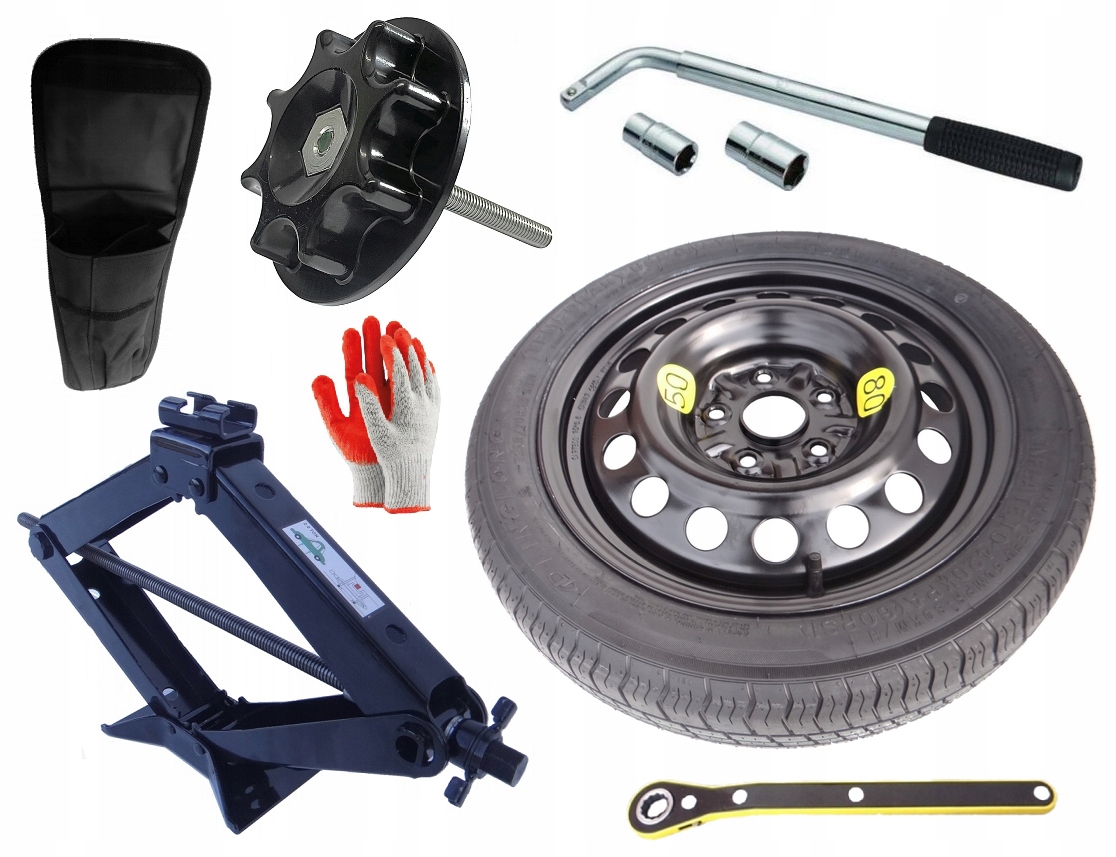 nové Dojezdové Kolo 125/80 R16 Hyundai i30 Sada (šroub)