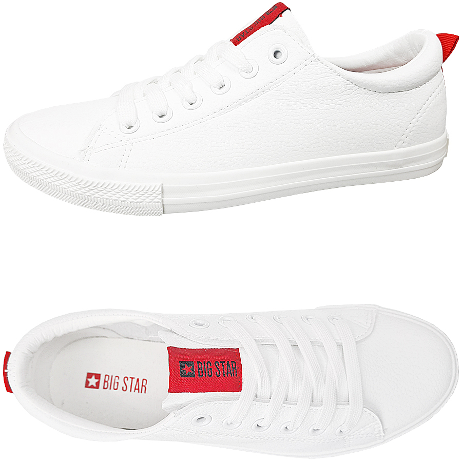 

Trampki Big Star ekoskóra białe buty DD274685 38