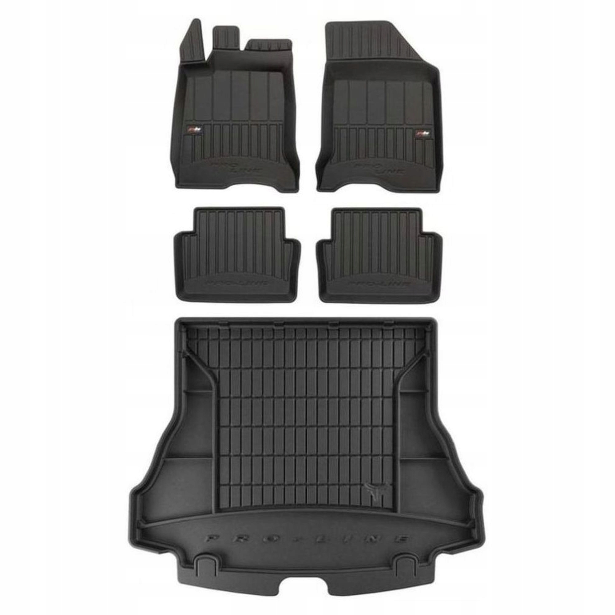 Gumová sada 3D koberčekov a rohoží Renault Laguna II 2001-2007 Kombi, bez reg