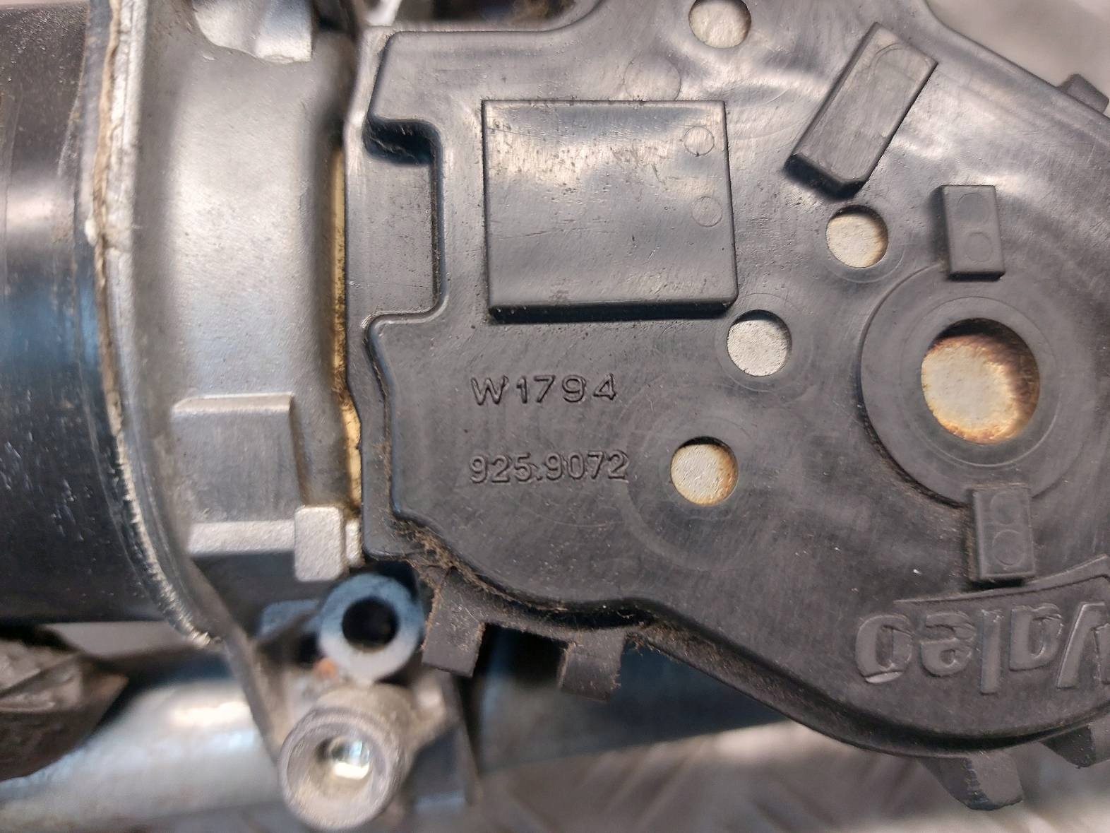wiper mechanism + mini motor front RENAULT MEGANE III 9259072