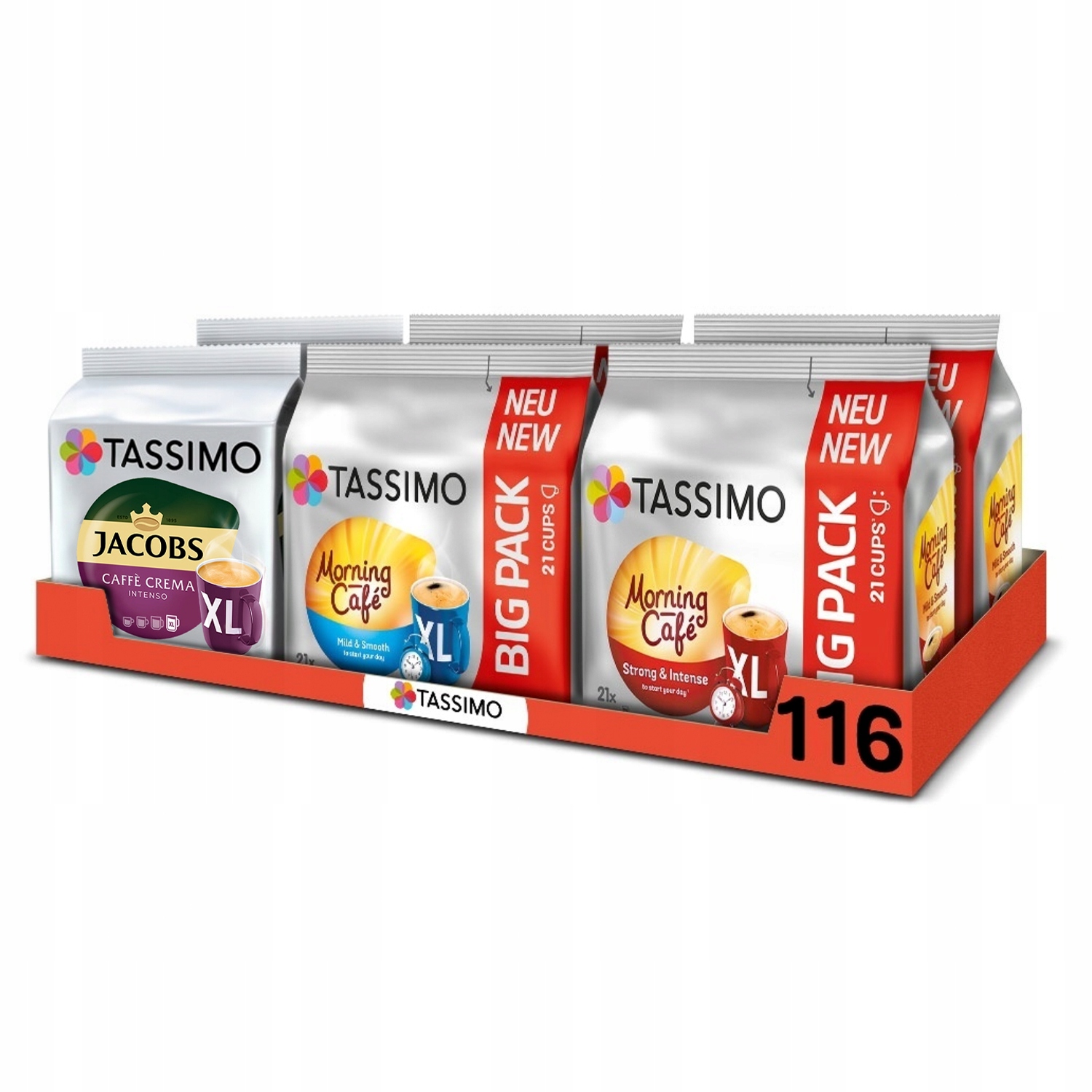 Kapsułki Tassimo zestaw XL, 5+1 opakowanie Gratis!