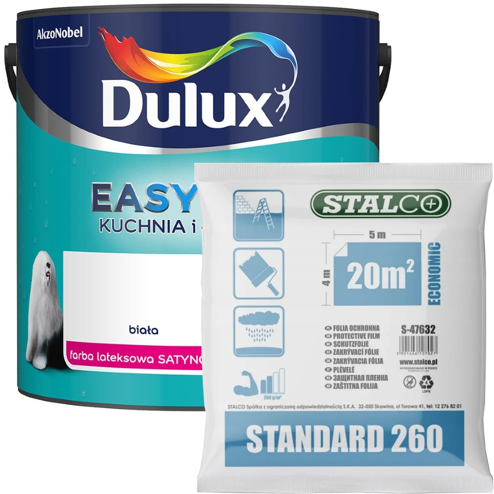 

Dulux Farba Kuchnia i Łazienka Biała 2,5L