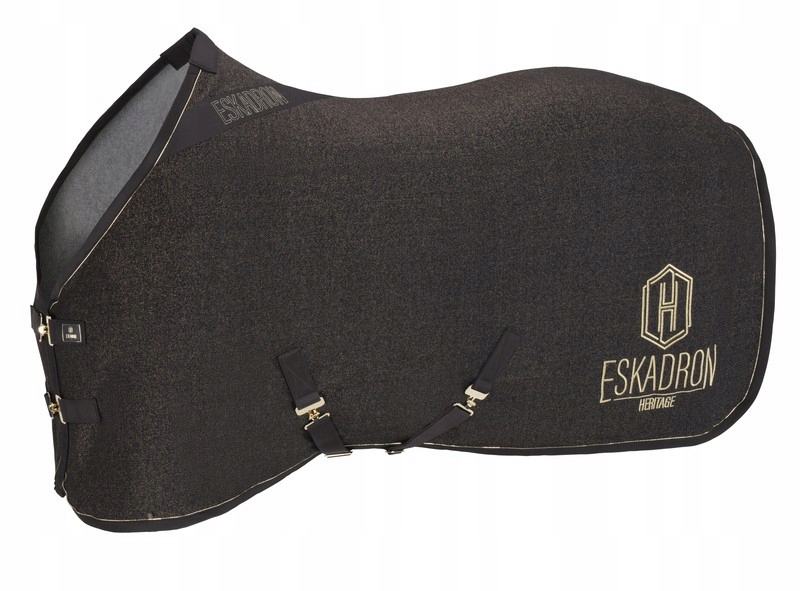 Derka Eskadron Jersey Sparkle Black Truffle M 135cm.