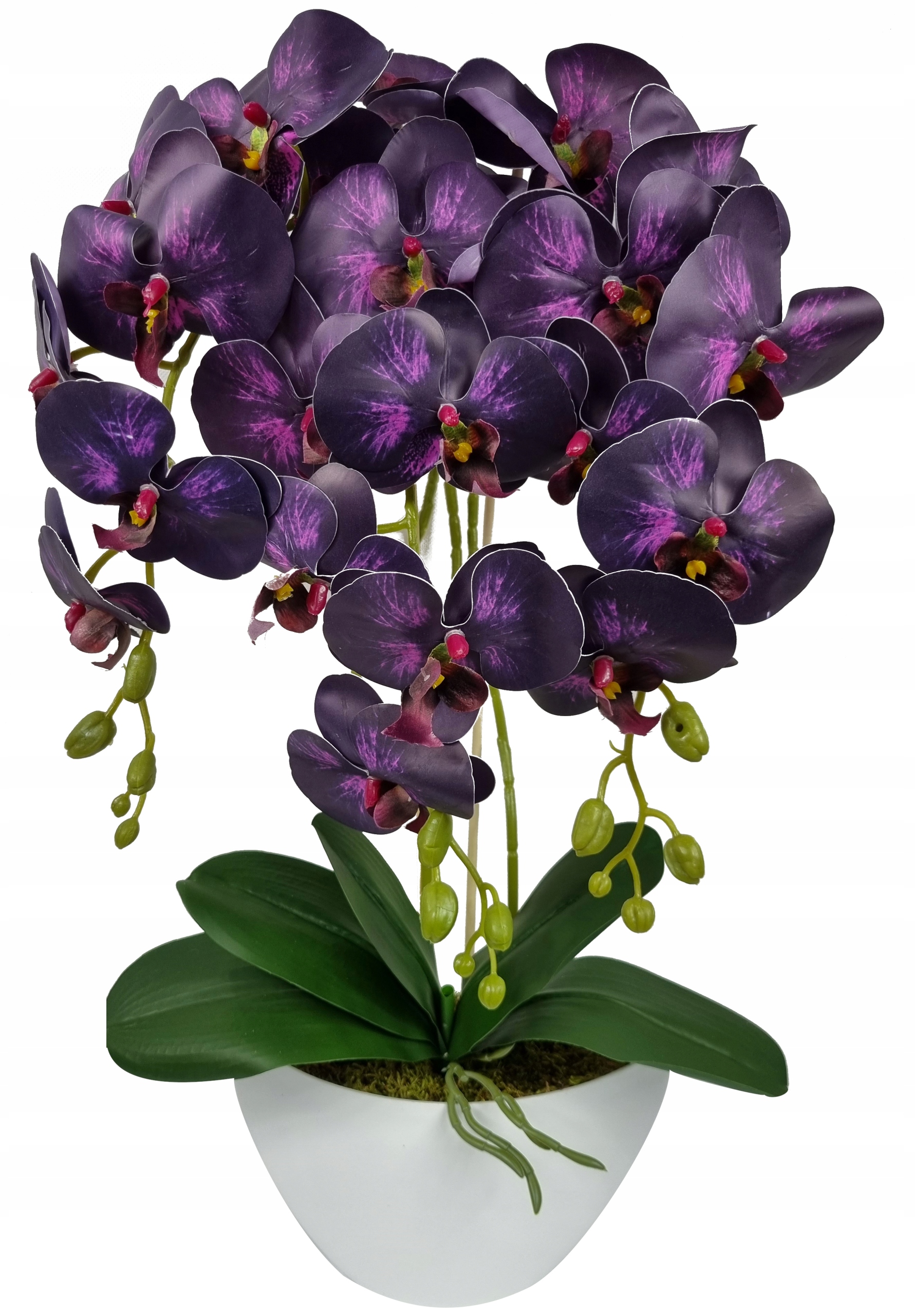 

Storczyk Sztuczny Kwiaty Orchidea 3P guma jak żywy