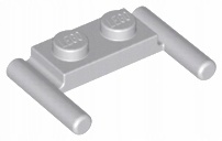 

Lego 3839b Płytka 1x2 Z Prętami szara ja Nowa (1g)