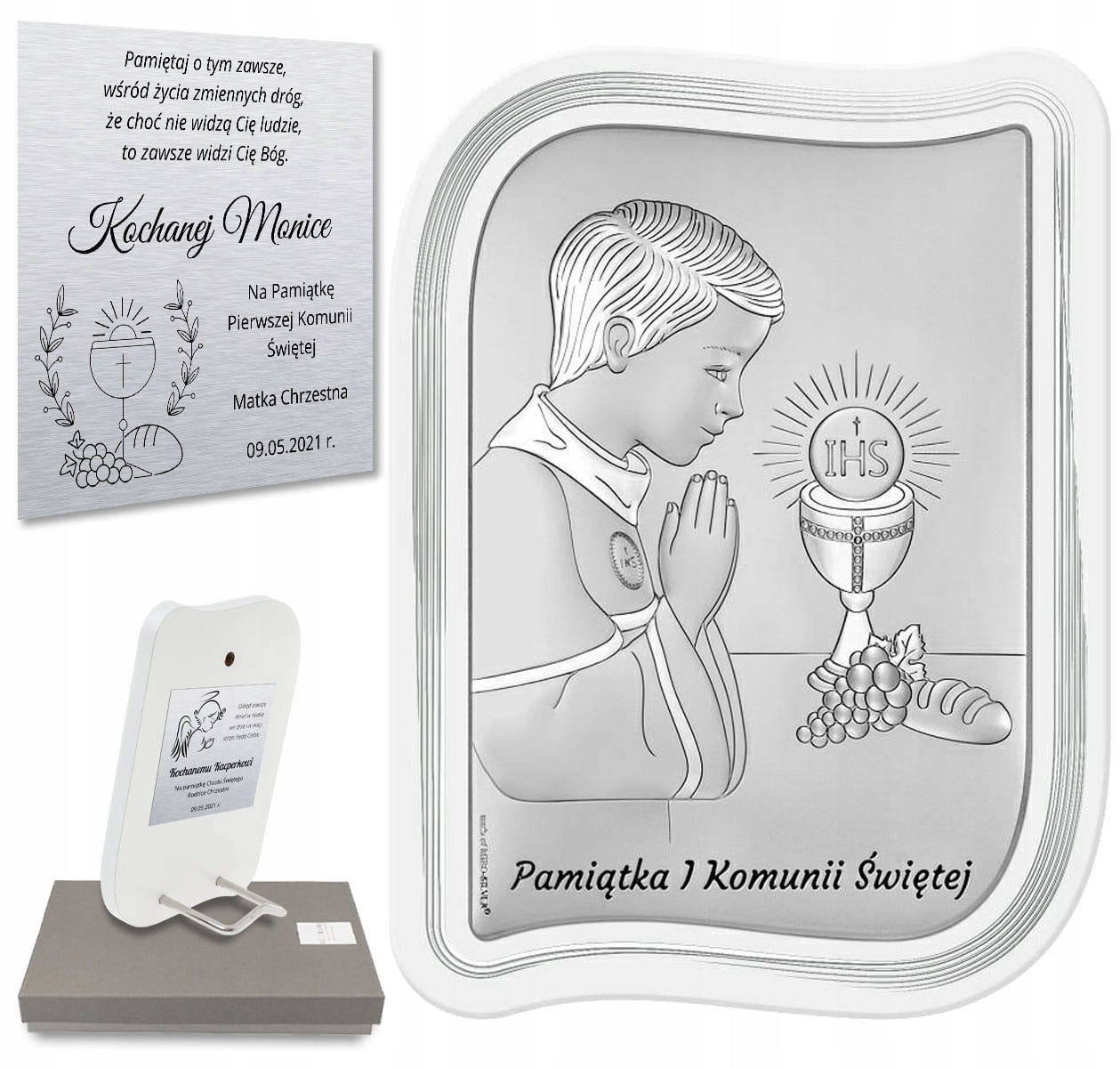 Exkluzivní Obrázek stříbrný Svaté Přijímání chlapec grawe