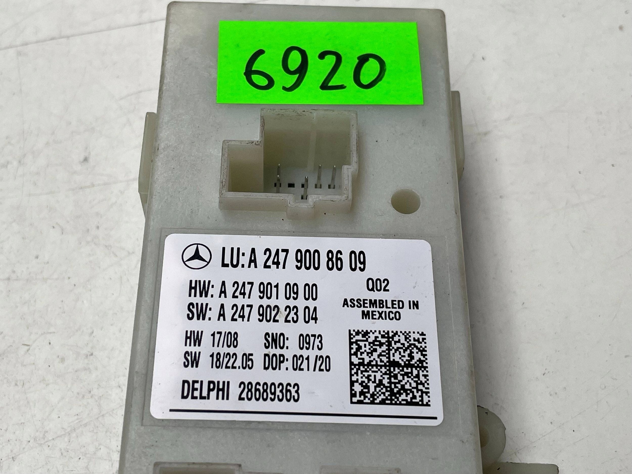 MERCEDES W247 control unit bonnet boot A2479008609 !J