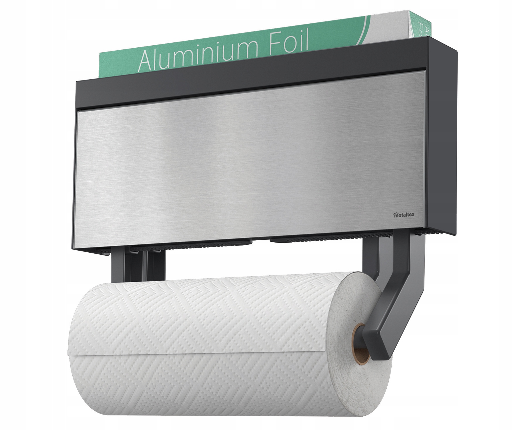 MARKOWY PREMIUM PODAJNIK DO FOLII RĘCZNIKA PAPIEROWEGO DYSPENSER 4w1 SWISS Marka inna