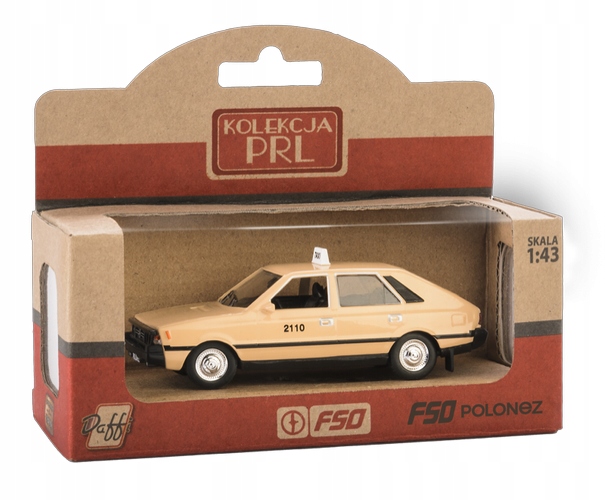 FSO POLONEZ BOREWICZ AUTO TAXI 2110 PRL METAL 1:43 Wiek dziecka 3 lata +