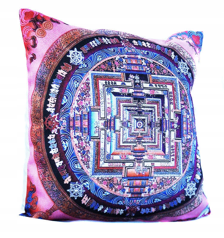 DEKORACYJNA POSZEWKA NA PODUSZKĘ Z JUTY INDYJSKA