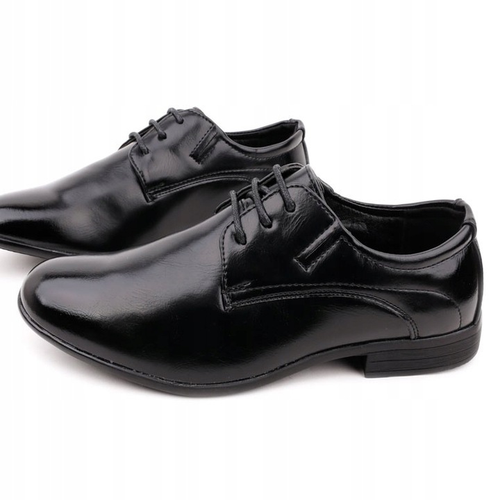 Eleganckie Wizytowe Chłopiec PANTOFELKI Czarne r34 Marka Inna marka