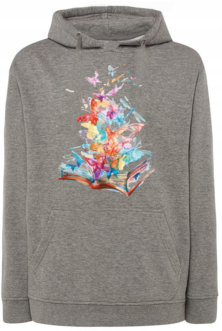 Pánská mikina s potiskem Barevné knihy vel. M
