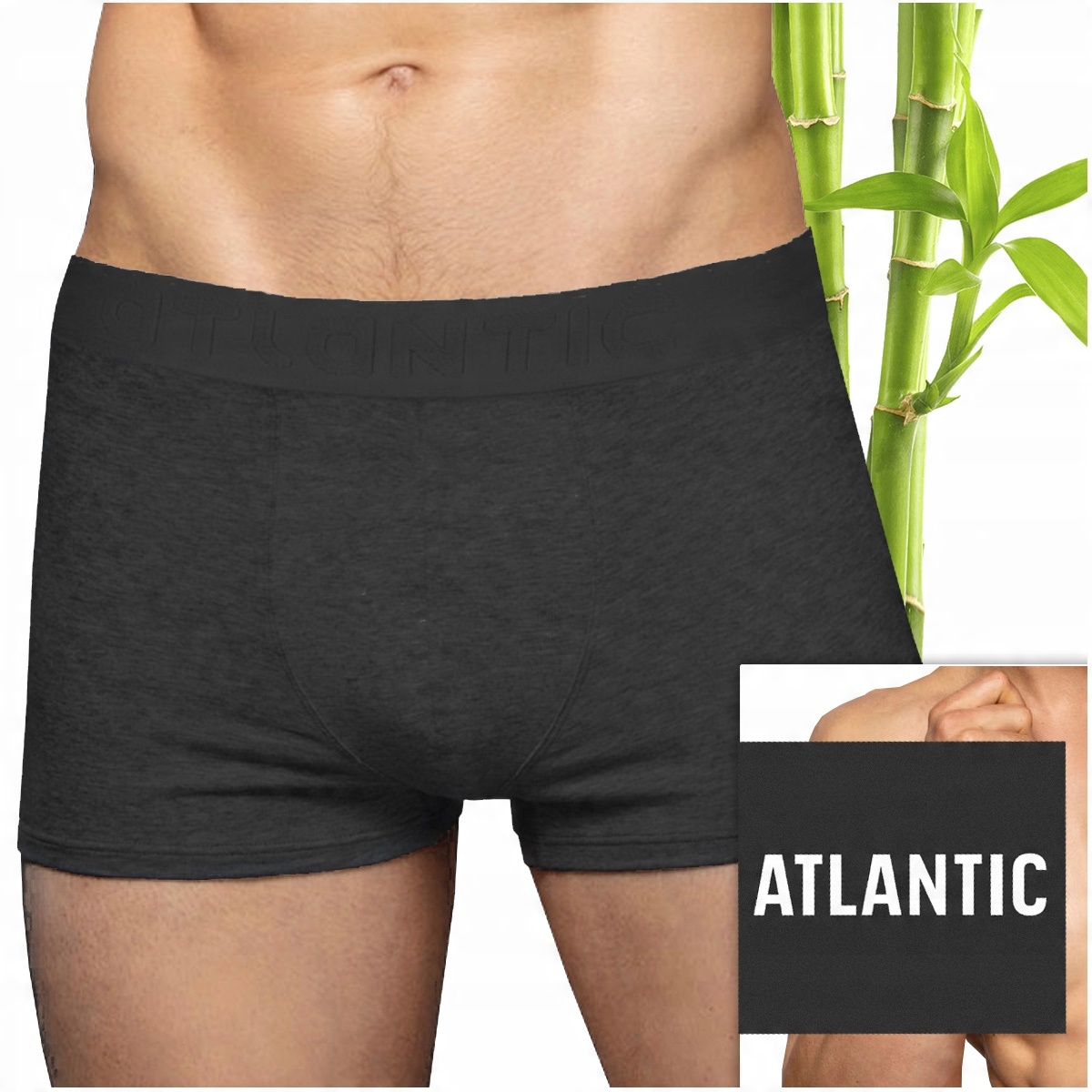 

Bokserki męskie szorty Bambusowe Atlantic *XL