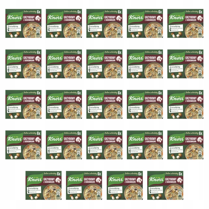 Knorr Bulion Houbový vývar na lesních hříbcích 3 l 60 g X24