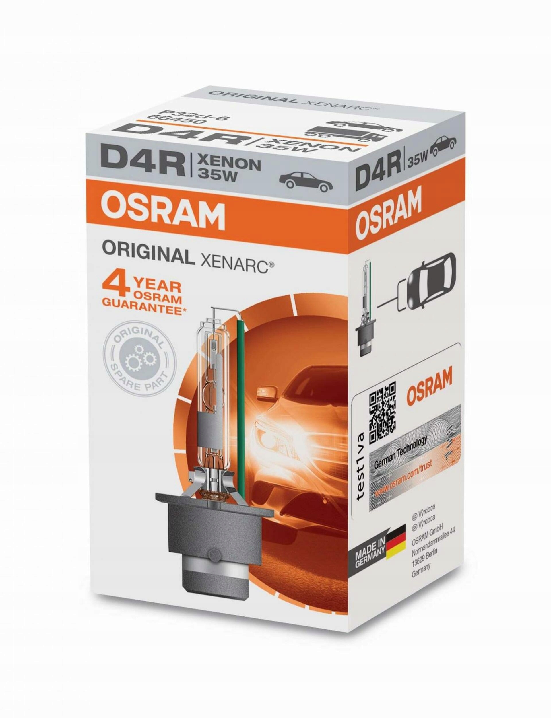 Xenónová výbojka D4R 4300K Osram , 1ks