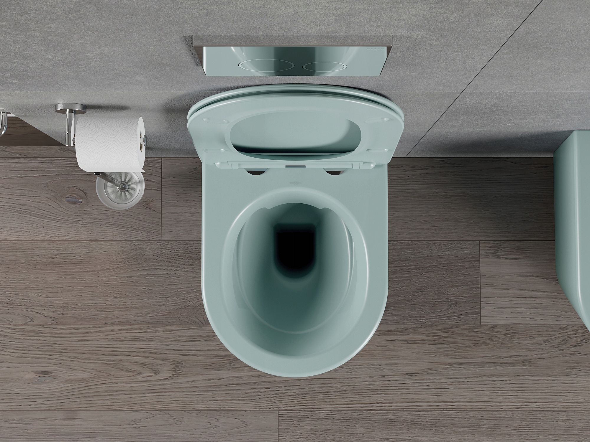 MEXEN RICO MISKA WC RIMLESS DESKA JASNA ZIELONA MAT Linia Rico